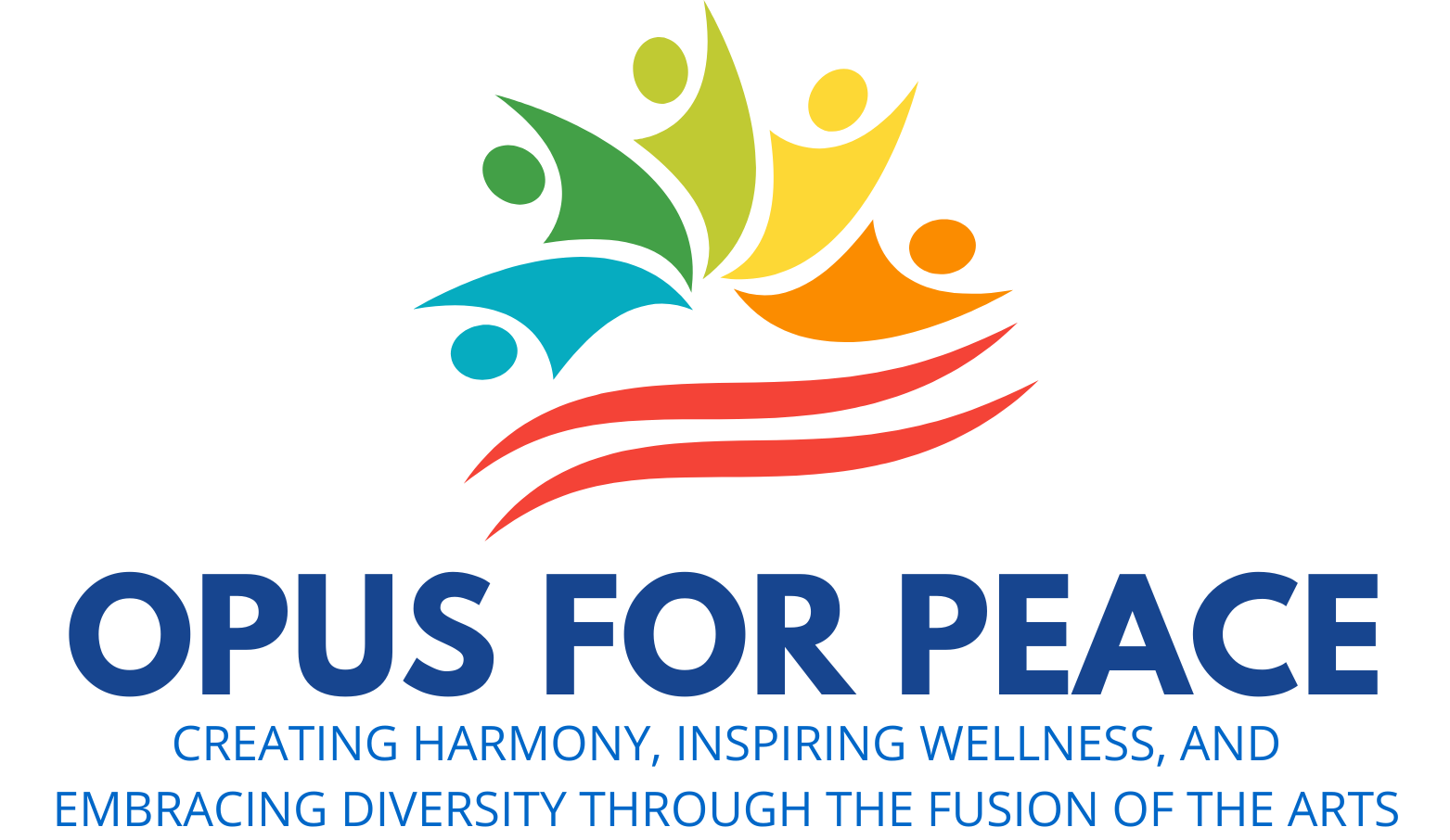 OPUS FOR PEACE - FINAL LOGO - COLOR FONT - TRANSPARENT